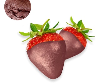 Edible Glint /  Luster Dust  COPPER  (4 grams container)  Pearl dust , Kosher, Gluten Free, Vegan free, Nut Free, FDA , edible.