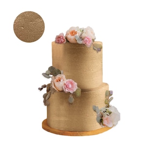 CROWN GOLD HIGHLIGHTER Dust ( 4 g - 1 oz - 2 oz - 4 oz ) , metallic powder by  Oh! Sweet Art Products Fondant Gum Paste Cake Decorating