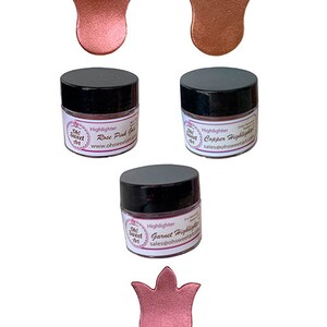 HIGHLIGHTER SET DUST x 3 Colors / 4 grams each container by  Oh! Sweet Art Products Fondant Gum Paste Cake Decorating