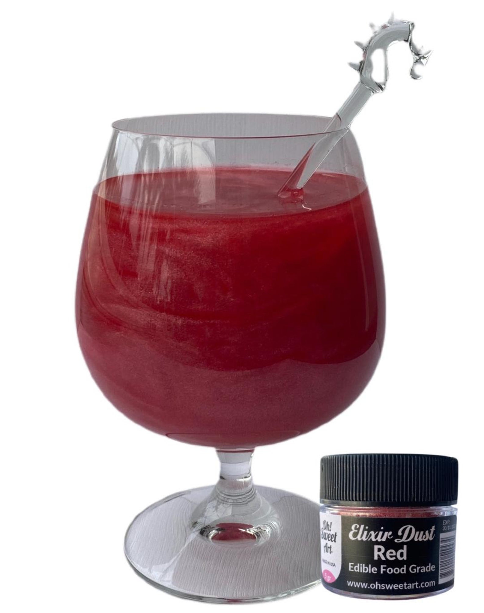 RED Elixir Dust Edible Drink Dust 5 Grams Jar Food Grade Etsy