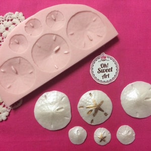Sand Dollar Silicone Mold Cake Decorating Sugar Flower FDA APPROVED