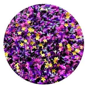 1/4 oz NEBULA Edible Glitter stars - Oh Sweet Art for cookies, cupcakes, use with fondant and icing