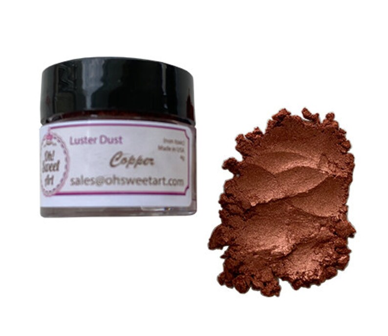 COPPER Luster Dust Food Fondant Color Cake Decorating Gum Etsy