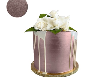 ROSE GOLD Luster Dust ( 4 g - 1 oz - 2 oz - 4 oz )  Food Fondant Color Cake Decorating Gum Paste