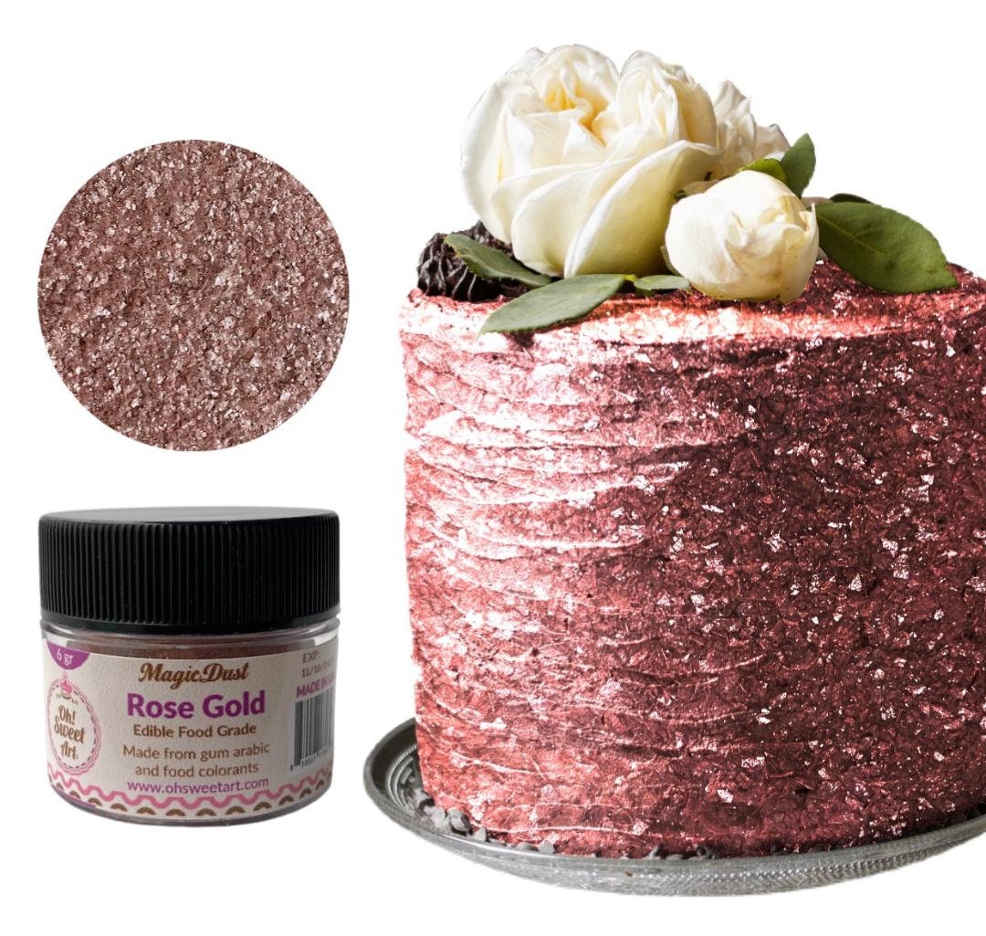  Old Gold Edible Luster Dust  6 Grams Food Grade Cake Dust  Shimmer Powdered, Edible Metallic Powder Food Coloring for Cake Decorating,  Chocolates, Fondant, Drinks, Painting, Vegan : Grocery & Gourmet Food