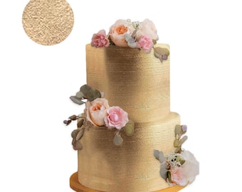 BRIGHT GOLD HIGHLIGHTER Dust 4 grams container Oh! Sweet Art Products Fondant Gum Paste Cake Decorating