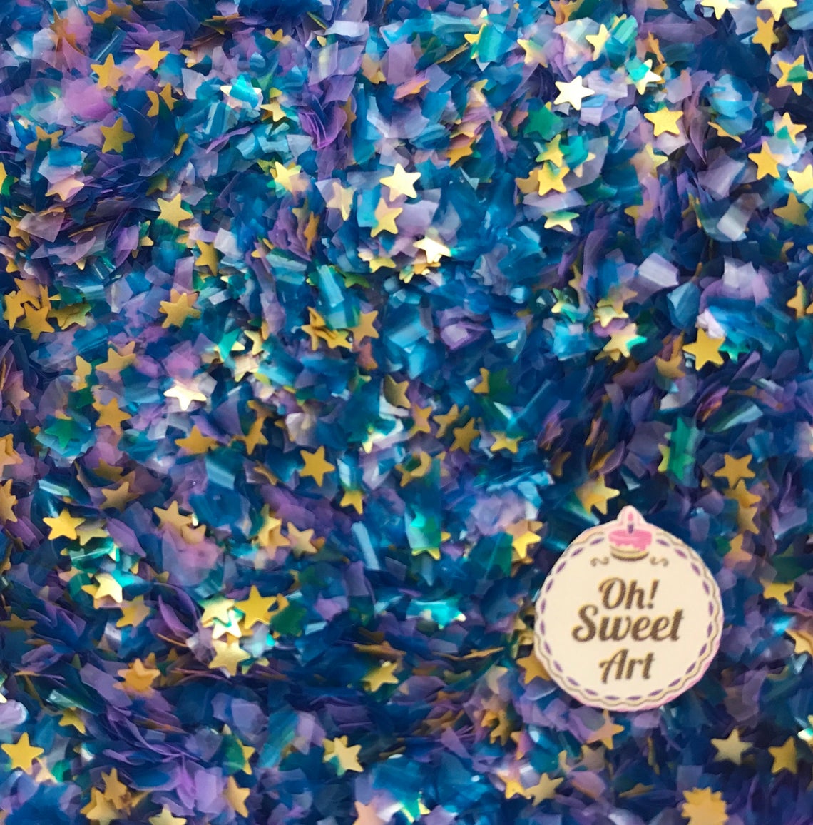1/4 Oz FROZEN BLUE Edible Glitter Stars Oh Sweet Art for Etsy