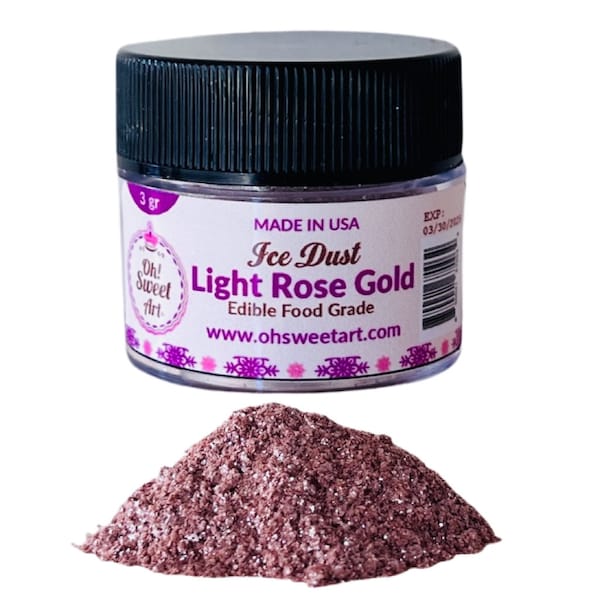 Rose Gold Food Coloring Etsy UK