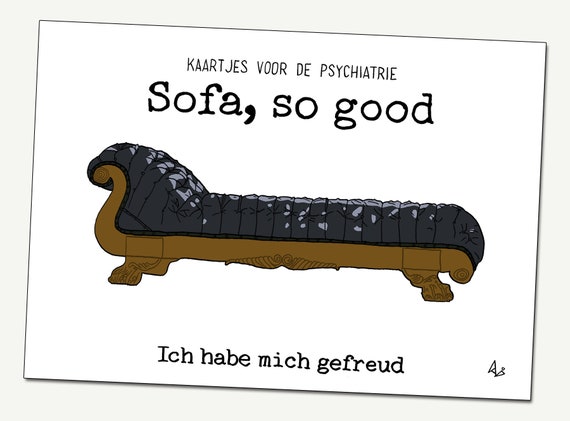 Wenskaart: Sofa, so good