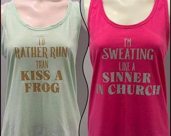 Disney Princess and the Frog Tiana and/or Charlotte inspired Athletic Shirt Tank Top(s)