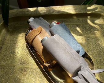 Leather Lighter Case | Handmade gift | Candle Accessory |