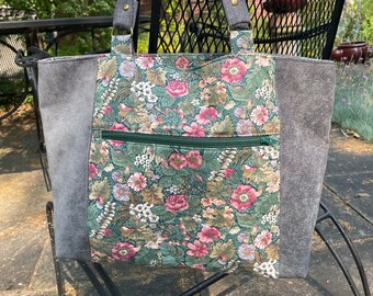 The Secret Garden Tote, Floral and Found