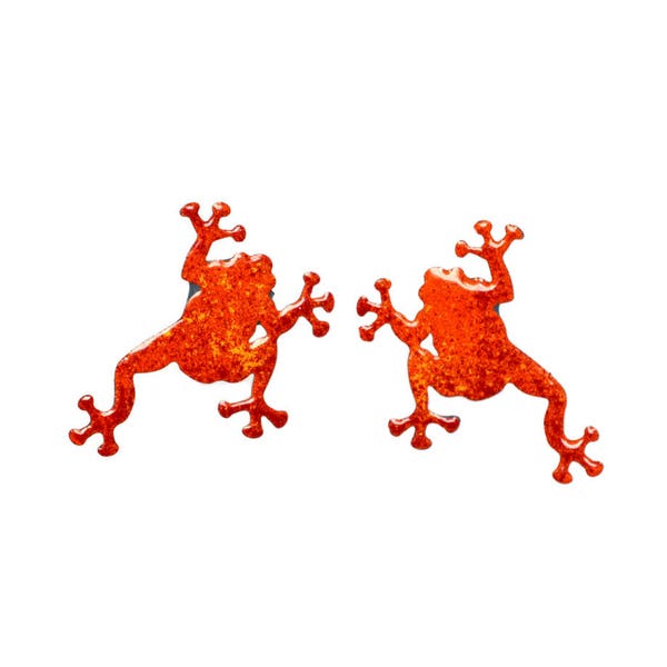 Frog Stud Earrings Etsy