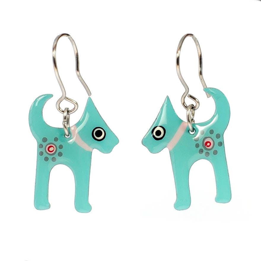 Handmade Dog Earrings Stainless Steel EarringsPuppy Etsy