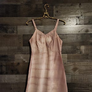 Tie Dyed Slip Dress - Hand Tie Dyed Vintage Slip Dress - S/M - See Actual Measurements