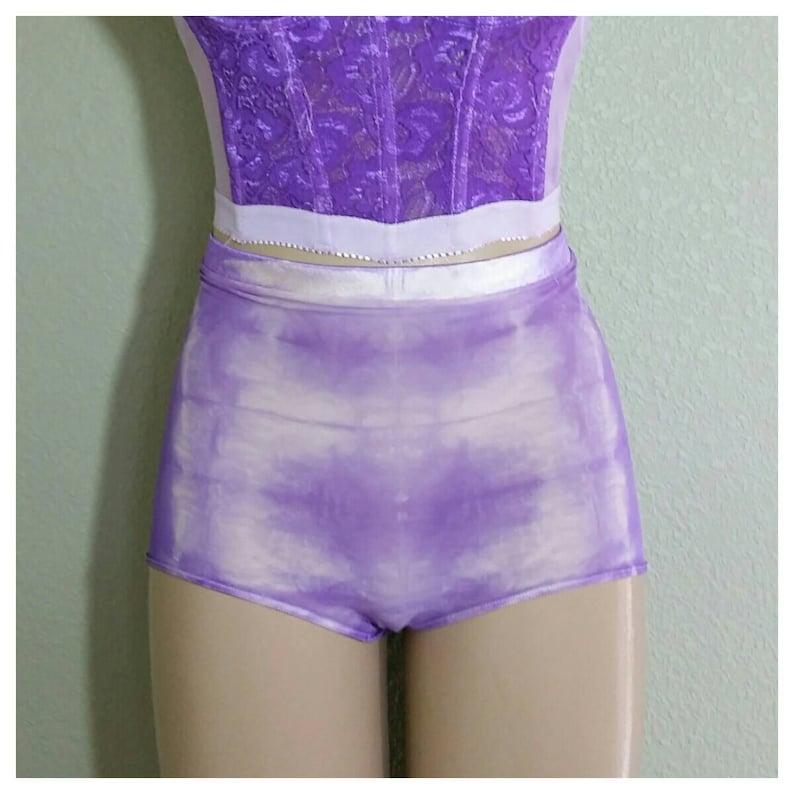 Pin Up Panties, Tie Dyed High Waist Body Slimming Panties, Dyed panties, Hand Tie Dyed, Olga image 1