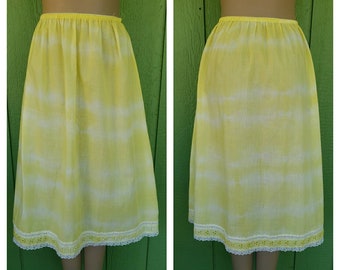 Tie Dyed Vintage Half Slip | Dye4Me Collection Hand Tie Dyed Vintage Cotton Half Slip | Boho Hippie Chic Skirt | Medium Large