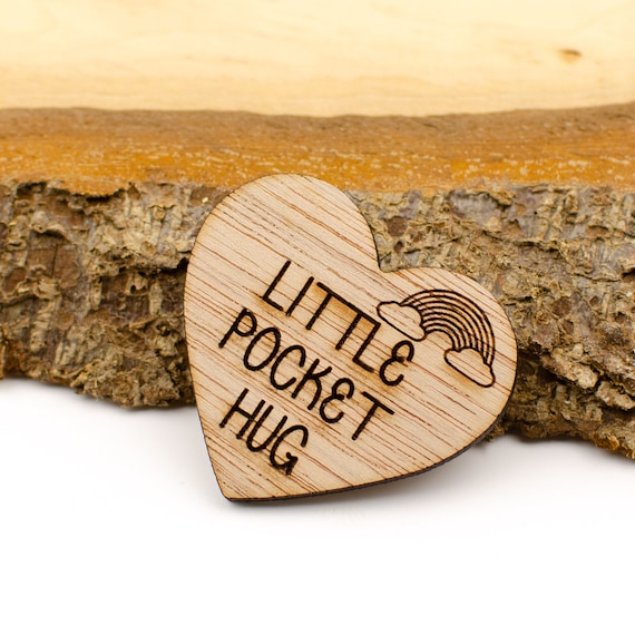 Little Pocket Hug Heart Tokens for Loved Ones in need of a Hug Keepsake Gift