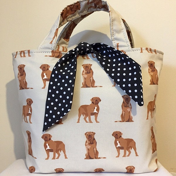 Dogue De Bordeaux Dog Print Handbag