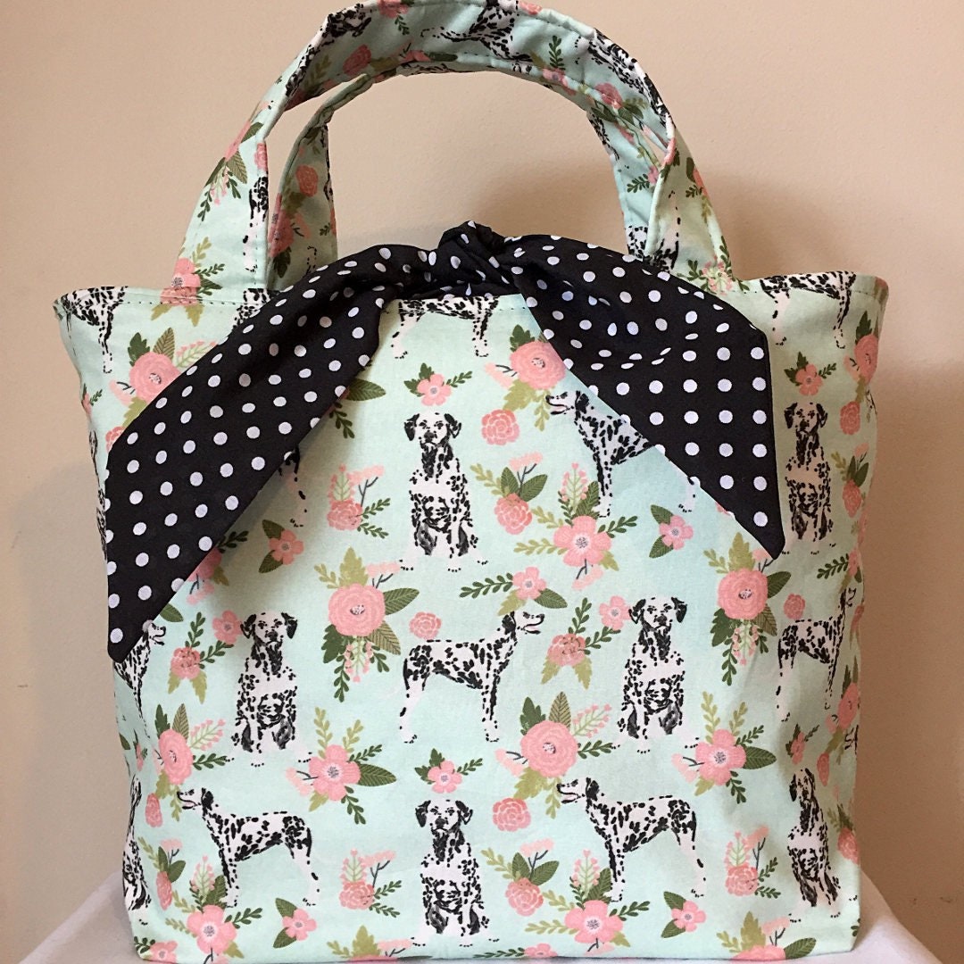 Dalmatian Dog Print Handbag Etsy