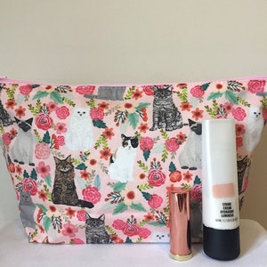 Cat Print Makeup/Cosmetic Bag