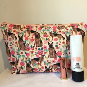 German Shepherd Dog Print Makeup/Cosmetic Bag