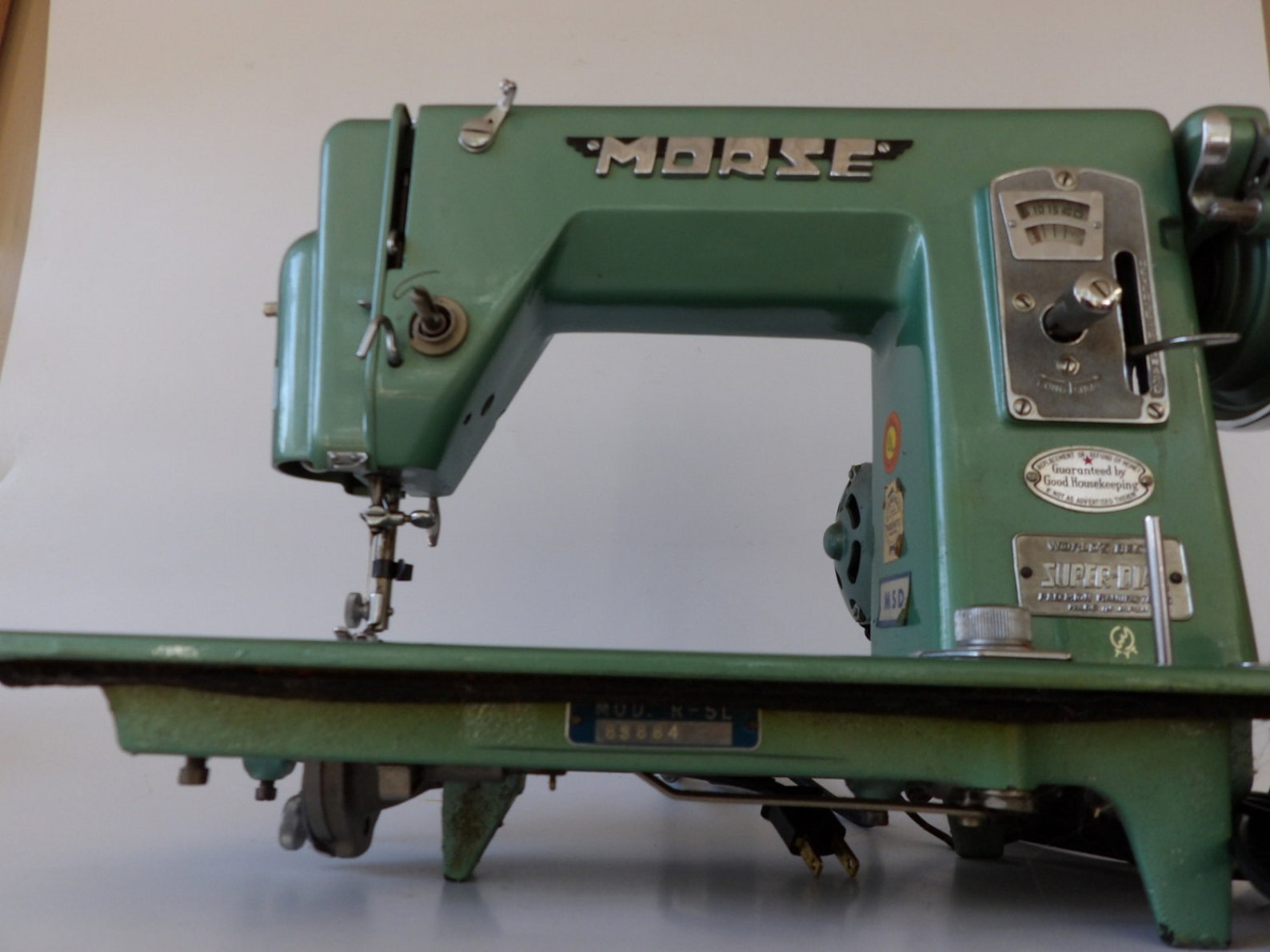 Vintage 1950's Morse Sewing Machine Model R5L Industrial Etsy