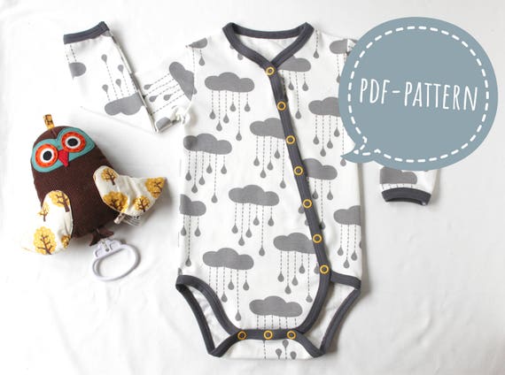 Baby Sewing Pattern Onesie Bodysuit PDF Sewing Pattern for | Etsy