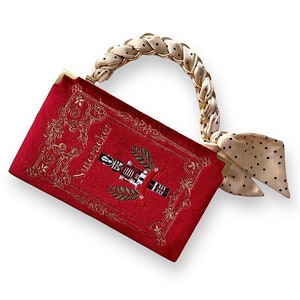 Cartable Casse-Noisette, pochette de livre, cadeau fantaisie, sac à main livre, sac à bandoulière, cadeau pour amoureux des livres