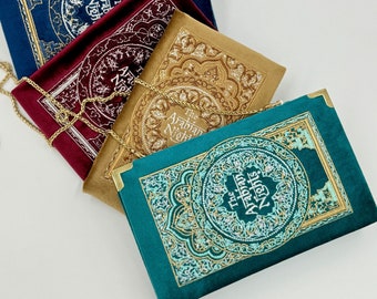 Geborduurde boekentas clutch, Arabian Nights, avondtasje