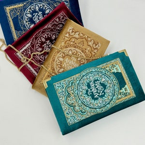 Pochette cartable brodée, mille et une nuits, sac à main de soirée