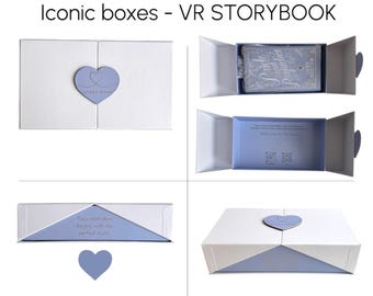 Exclusive Gift Box for VR Storybook clients | Luxury Packaging for Special Occasions | Perfectly Fits Book Clutch