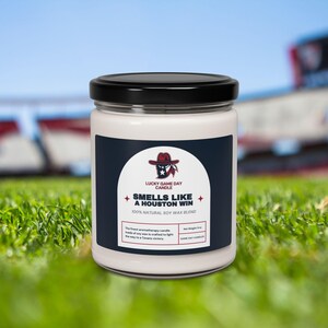 Smells Like a Houston Win, Lucky Game Day Candle, Gift for Coach, Team Gift, Baseball Gifts, Football Gifts, Houston Texans, Texans, NFL