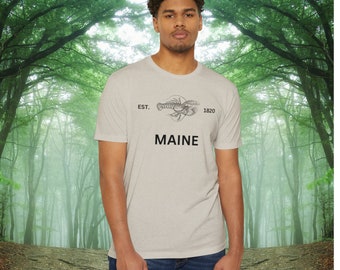 Maine Lobster, Maine Tshirt, Father's Day Gift, State Tshirts, Travel Shirt