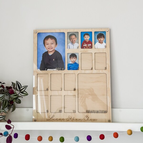 School Days Picture Frame K 12 Etsy