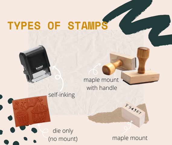 Custom Logo Stamp from your Design or Logo, Business Custom Stamp, Custom  Rubber Stamp for Logo, Custom Stamper, Stamps from SayaBell Stamps