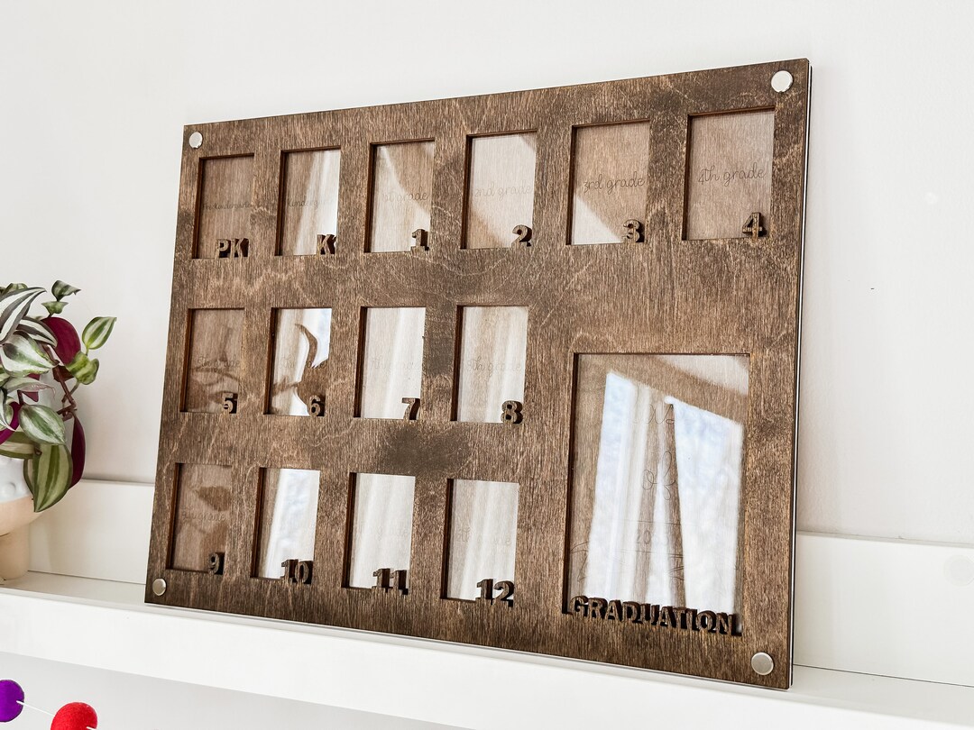 School Years Picture Frame, Grade School Picture Frame, Kids School