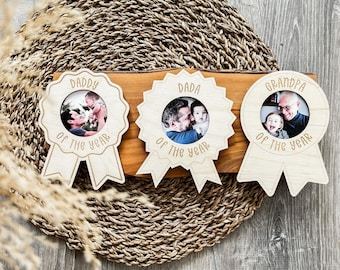 Best Dad Frame SVG, Father's Day Frame SVG, Father's Day fridge magnet, Father's Day gift, Glowforge laser cut, photo magnet, SVG laser file