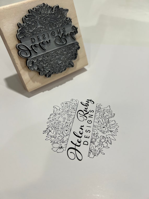 Custom Logo Stamp, Logo Rubber Stamp, Logo Stamp, Business Stamp