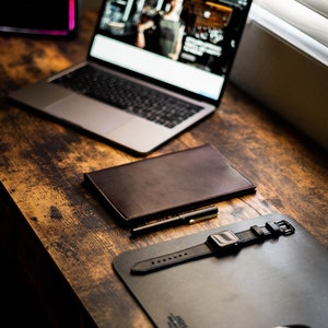 Milwaukee Leather Desk Pad - Chestnut