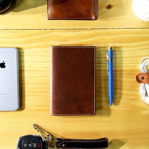 Personalized Leather Journal Gift! Moleskine Cahier Journal Cover, Leather Notebook Cover