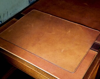 Leather Desk Pad Etsy