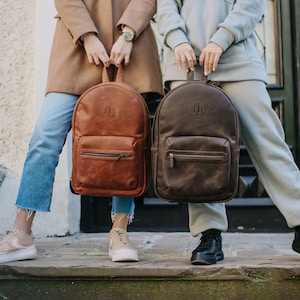 City Backpack, Leather Backpack, Laptop Backpack, Leather Rucksack, Backpack for Woman/Man, Unisex Leather Bag, Large Backpack, Gift