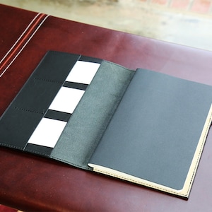 Leren dagboekomslag, Moleskine-notitieboekomslag, gepersonaliseerd Milwaukee leren dagboek