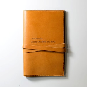 Personalized Journal, Refillable Journal, Moleskine Journal Cover, Leather Journal with Closing Strap