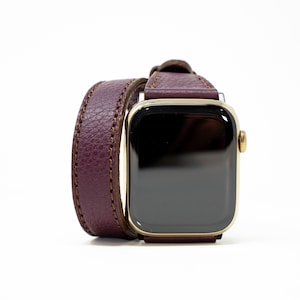 Slim Woman Double Ultra Apple Watch Band / Petite Double Wrap Strap for Apple Watch Series 1-8 / Single Thin Apple Watch Band / Gift for Her