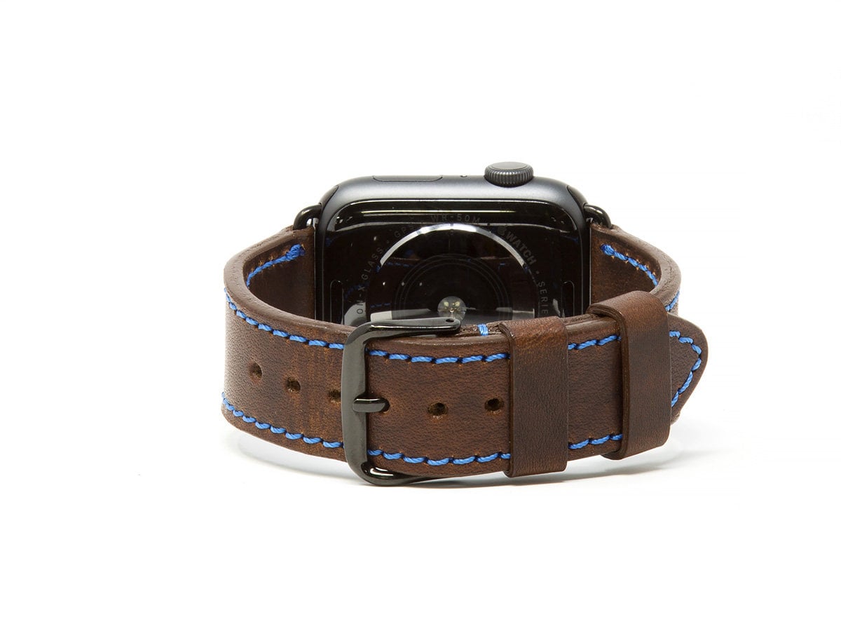 Leather Watch Strap for Apple Watch / Brown Leather Apple Etsy