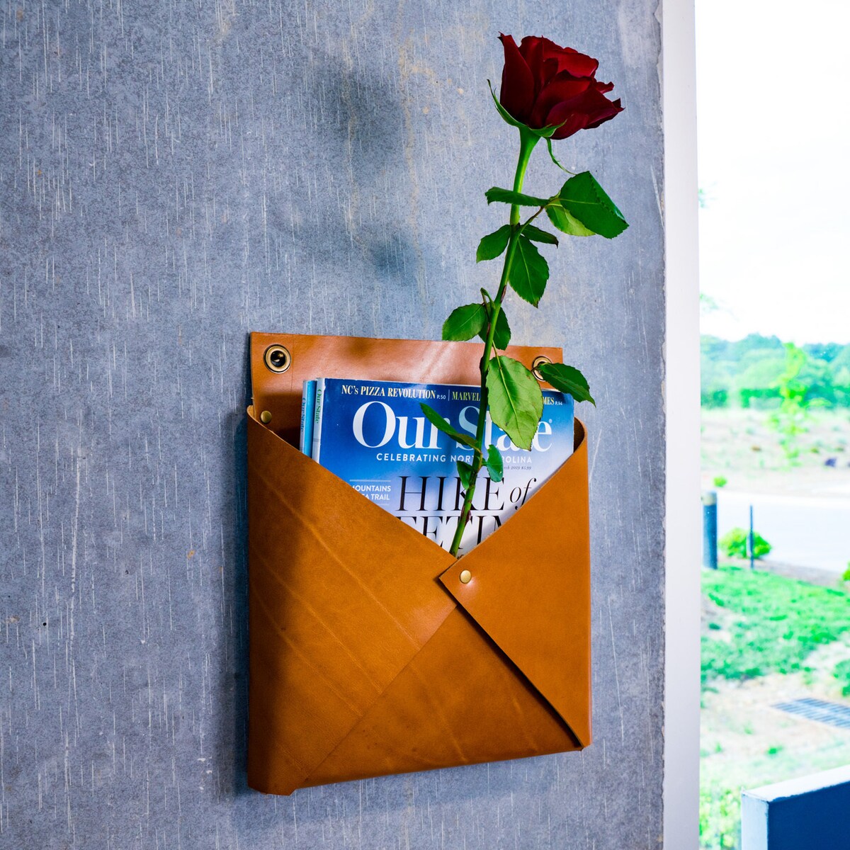 Leather Mailbox, Wall Mount Mail Oraganizer, Personalized Mail Box, Mail Sorter, Housewarming Gift, Hanging Storage, Leather Envelope Pocket - Etsy