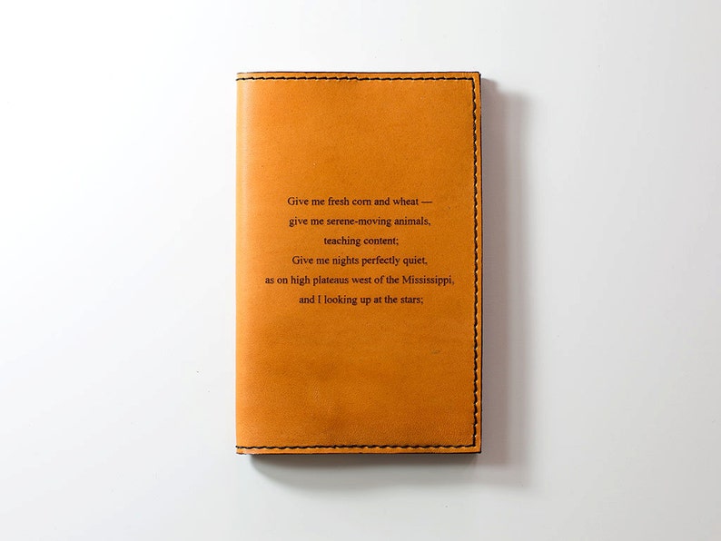 Leather Moleskine Journal With Personalization Milwaukee Etsy