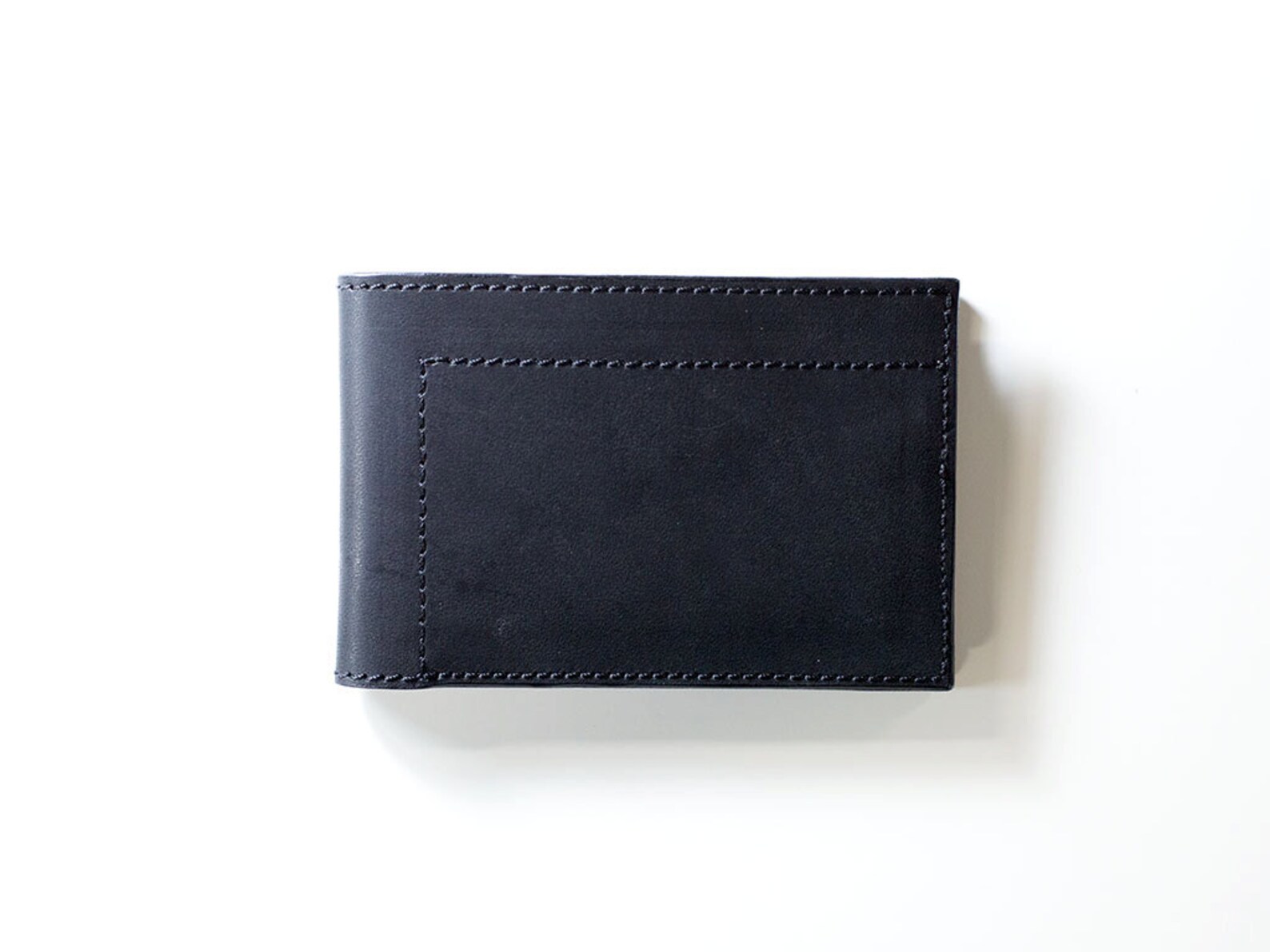 Leather Wallet Horween Leather Wallet Thin Wallet Etsy